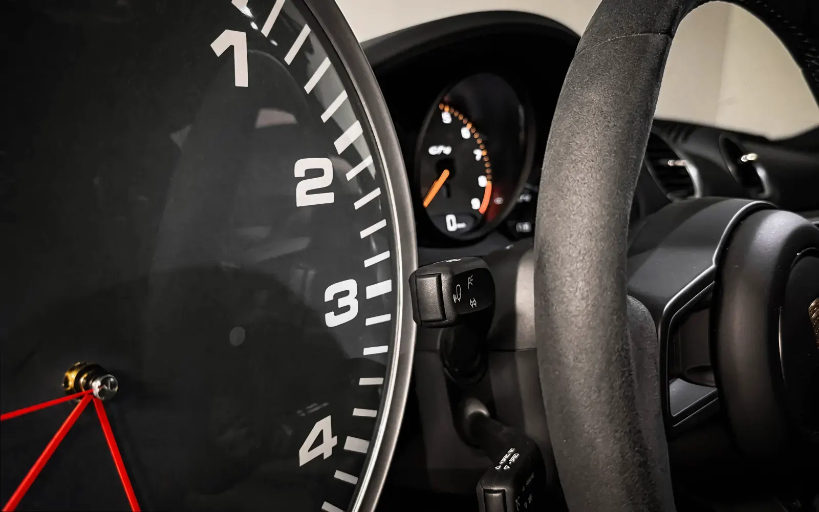 Custom porsche wall clock