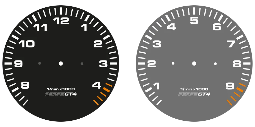 Custom porsche wall clock